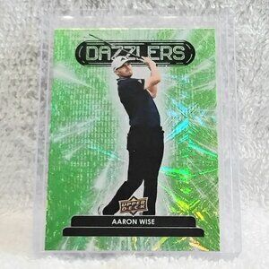 5/$20 Mint 2024 UD Aaron Wise Green Dazzlers Golf Card DZ-43!!